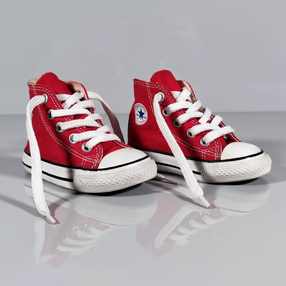 Converse All Baby Red Shoes Size 4 | eBay