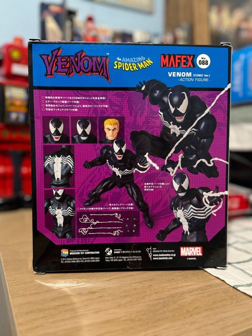Medicom Toy Marvel Venom (Comic Version) MAFEX No. 88 Medicom Toy Marvel Venom (Comic Version) MAFEX No. 88