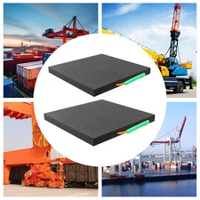 80t Load Heavy Duty Crane Support Pads 18x18 Inch Industrial Equipment Base Pads