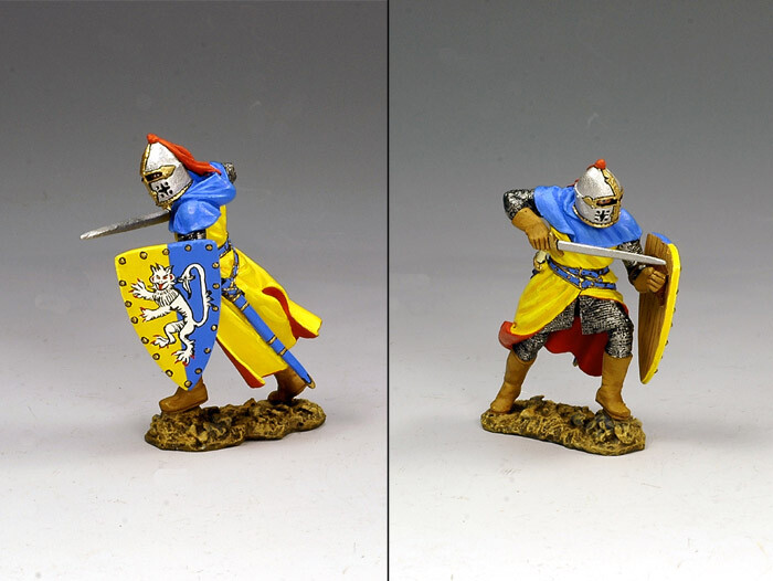 Figurine King & Country MK057 – Croisé Sir Roger Tolkinghorn – 1:32 – épuisée