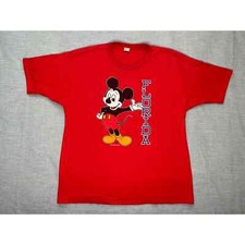 Vintage Mickey Mouse Florida Disney Single Stitch T-shirt XL 23x30