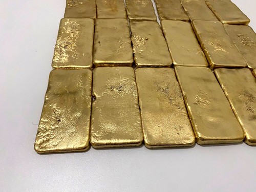 800 Gramm Altgoldbarren zur Goldgewinnung geschmolzen verschiedene Computer Münzstifte - Bild 6 von 12