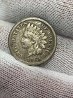 1863 Copper Nickel INDIAN HEAD CENT Penny.  Nice Higher Grade Old US Coin!