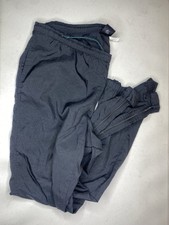 Vintage Y2K Nike ACG Nylon Track Rain Pants Mens L Black Mesh Lined Windbreaker