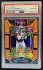 2023 Panini Select Justin Jefferson Neon Orange Pulsar Prizm Suite #/7 PSA 10
