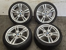 BMW 3 SERIES F30 F32 SET OF 18" ALLOY WHEELS 8.5J x IS47 / 8J x IS34 7845880