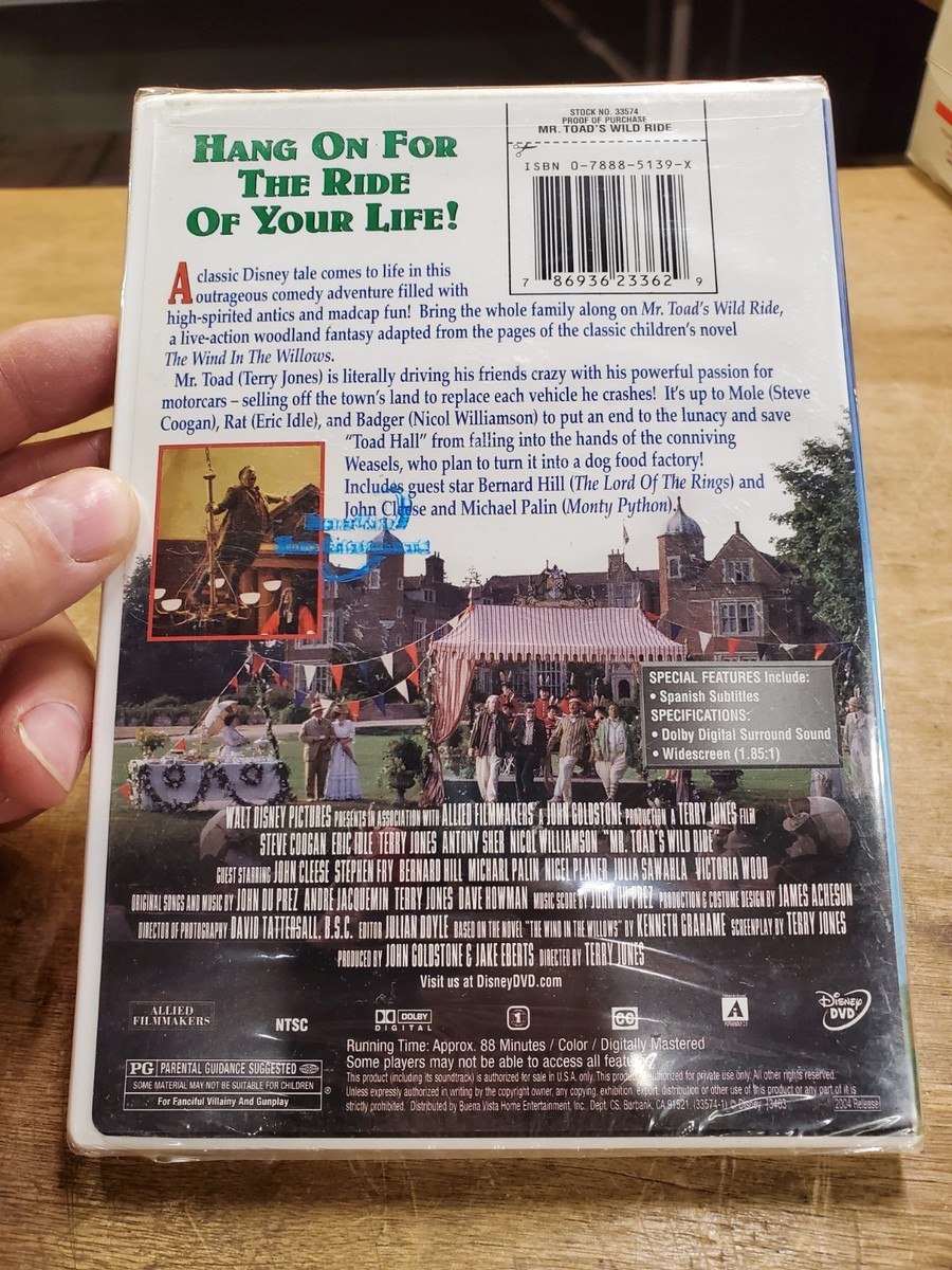 Mr. Toads Wild Ride (DVD, 2004) for sale online | eBay