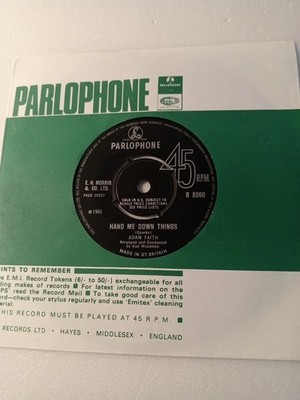 Adam Faith - Hand Me Down Things (R 5260) EX Vinyl Record 7''
