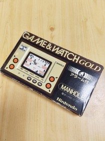 Nintendo Game & Watch Manhole MH-06 Gold Serie Wide Screen [Polarizing Replaced]