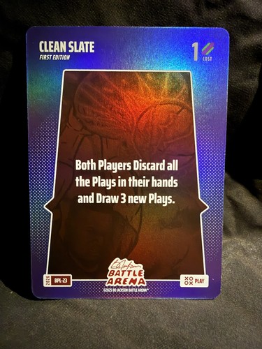 2026 Bo Jackson Battle Arena Transperency Clause Bonus Play Foil SSP #BPL-23