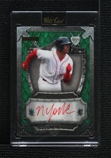 2024 Wild Card MATTE Premium Chase Green - Silver 1/1 Nick Yorke Auto Shield 5i3