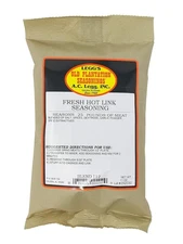 Leggs Old Plantation Fresh Hot Link Seasoning (Seasons 25lbs)