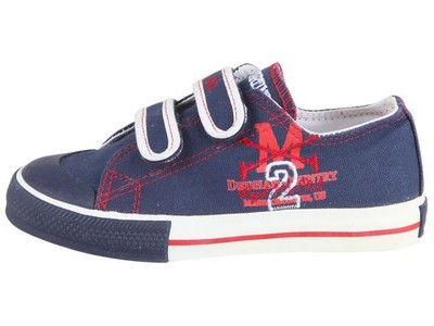 La Martina Polo Kinder Schuhe Jungen Low-Top Sneaker Canvas Shoes EU 31 UK 12.5