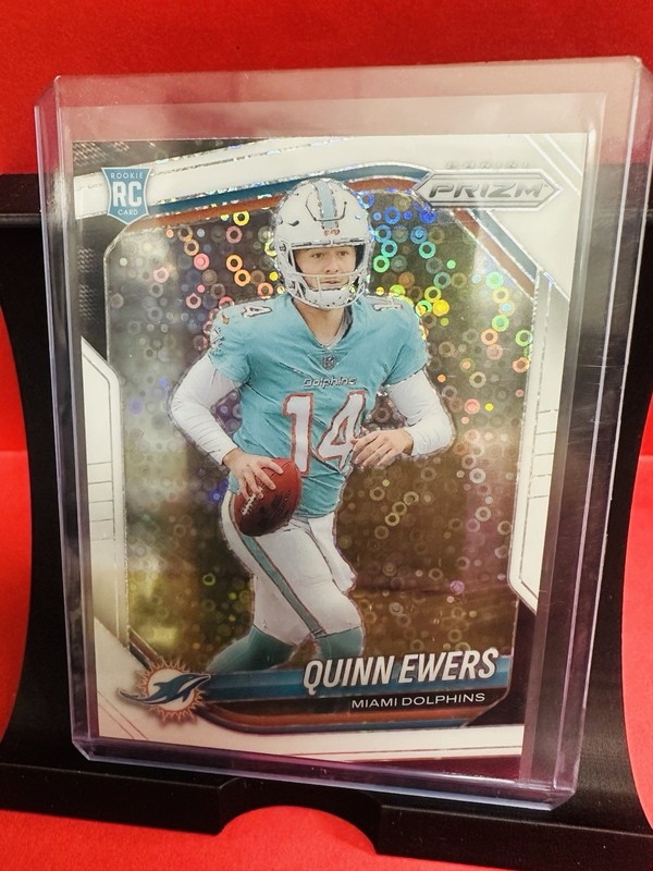 2025 Panini Prizm - Rookies Quinn Ewers #307 White Disco Prizm (RC)