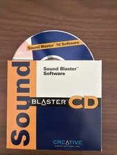 Vintage Creative Labs Sound Blaster 16 Software CD-ROM DOS Windows 3.1 Original