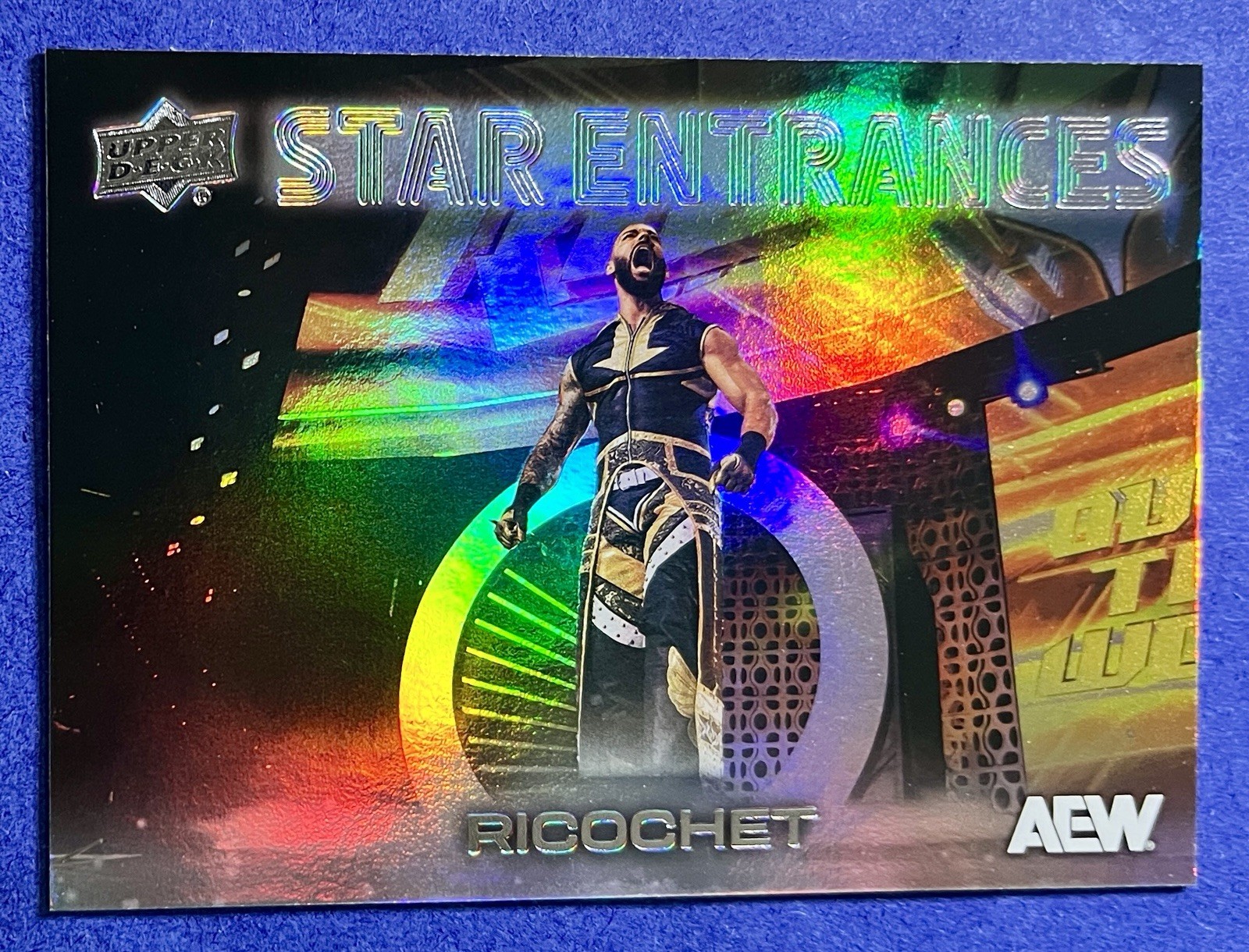 Ricochet 2026 Upper Deck AEW STAR ENTRANCES Card #SE-20 (Base)