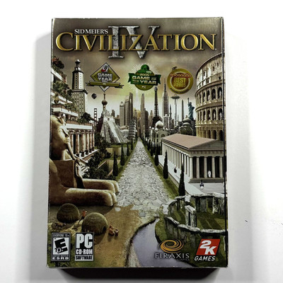 Sid Meier's Civilization IV - PC CD-ROM, NEW SEALED BOX