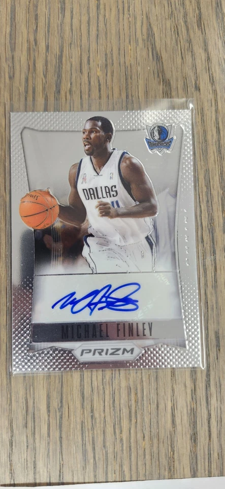 2012-13 Prizm Auto 3 Card Lot Michael Finley Bernard James RC Ivan Johnson RC - Image 2 of 4