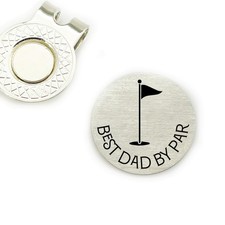 Best Dad By Par Golf Ball Marker Gift Idea For Fathers By...