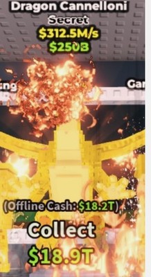Steal a Brainrot I   Dragon Canneloni (312.5m/s) Gold   (SET)