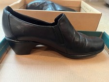 Clarks Partridge Black Pump Heels - Women's Size 7 Shoes - Black 89487