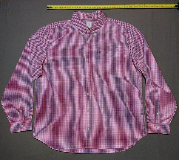 Men GAP Shirt Navy Cotton XL