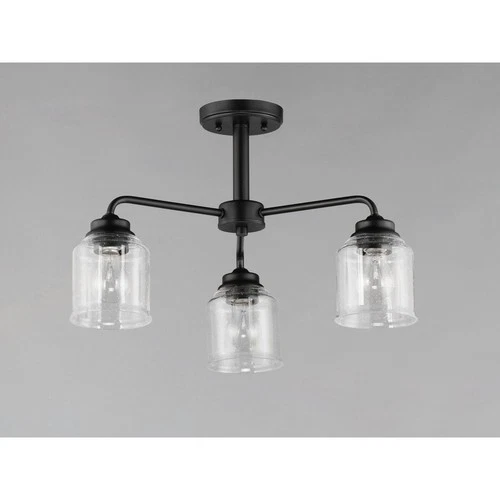 Maxim Lighting 12260CDBK Acadia 3 Light 20 inch Black Chandelier Ceiling Light - Picture 4 of 6