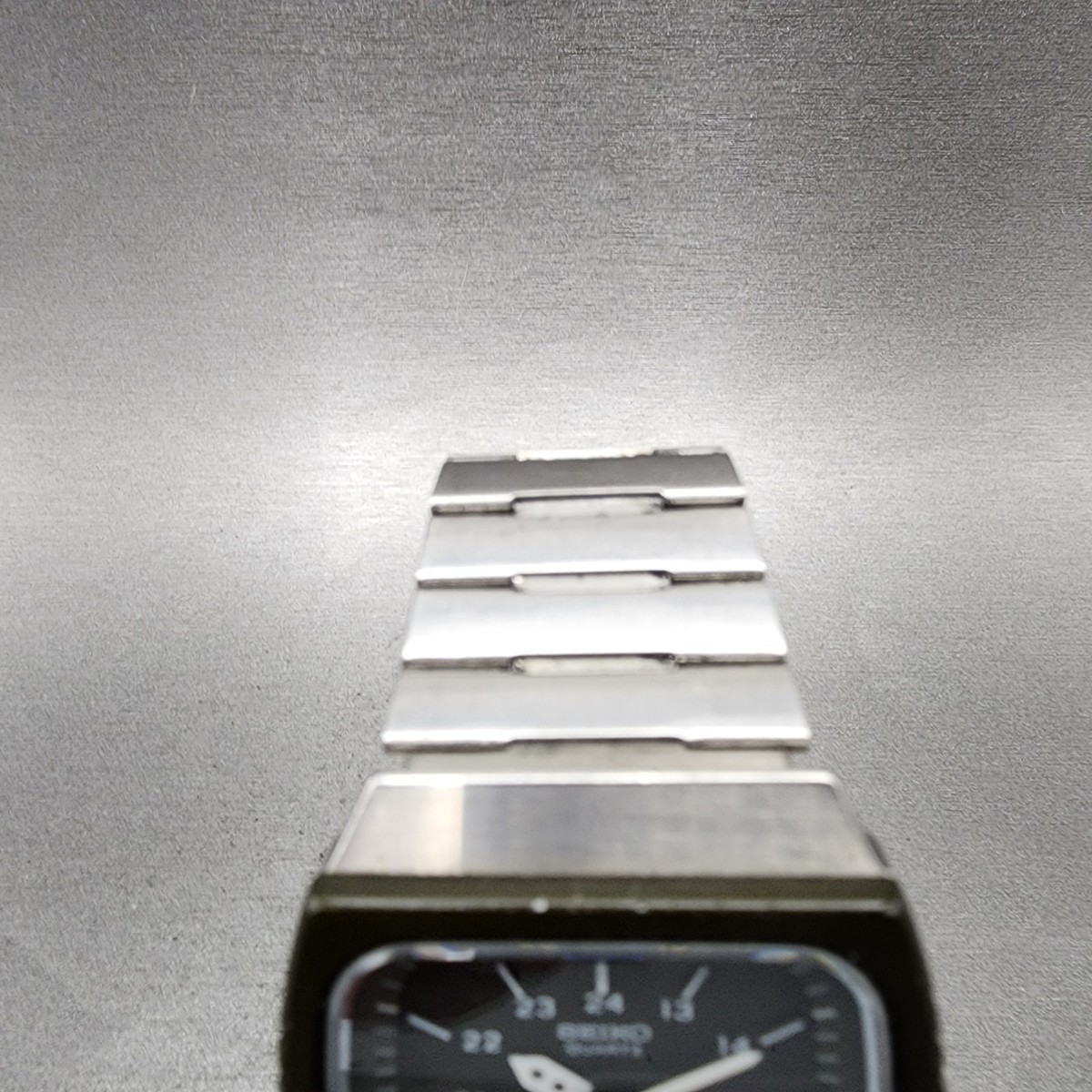 Seiko Type II Watch Men 35mm Black Dial Silver Tone Daydate 8223