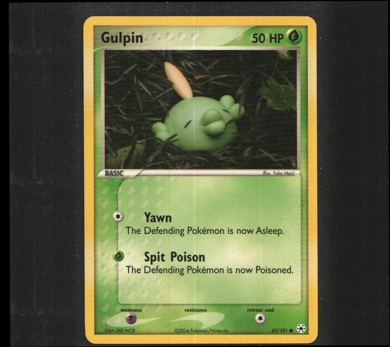 Gulpin Common Hidden Legends 62/101 NM Yuka Morii