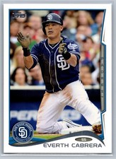 2014 TOPPS CARD # 280 Everth Cabrera - San Diego Padres