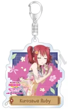 Love Live Kurosawa Ruby Aqours Swimsuit Acrylic Keychain Trading Figure