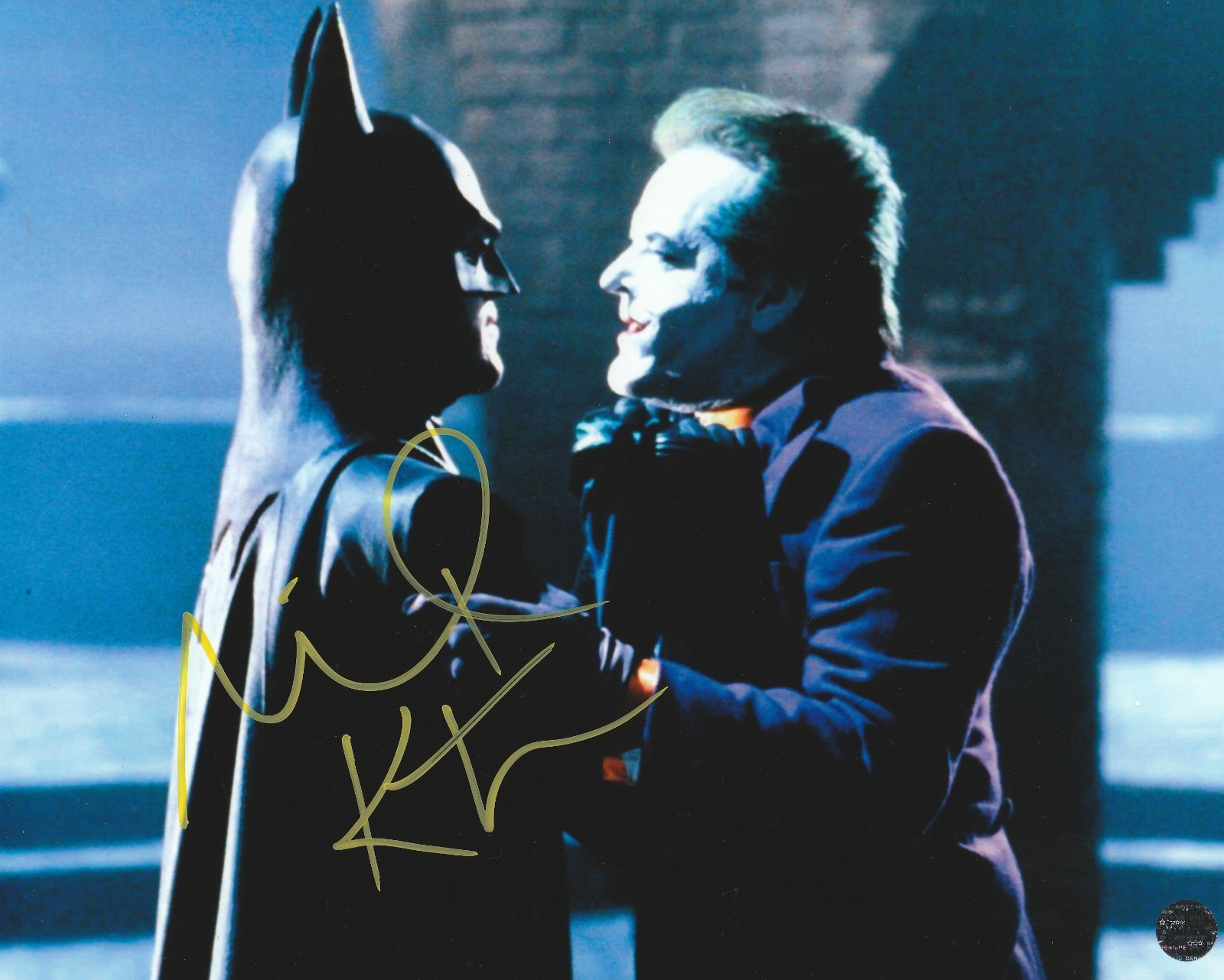 Michael Keaton Autographed Signed Batman 8x10 Photo with COA/Matching Hologram