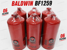 06 X Baldwin Bf1259 Fuel Filter Water Separator Wdrain Cat Fs1000 Diesel Usa