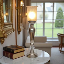 Elegant Art Deco Desk Lamp "FLANDERN" Table Light Mazda Unique