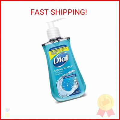 #ad Dial Complete Antibacterial Liquid Hand Soap Spring Water Blue 7.5 fl oz Pac $15.70