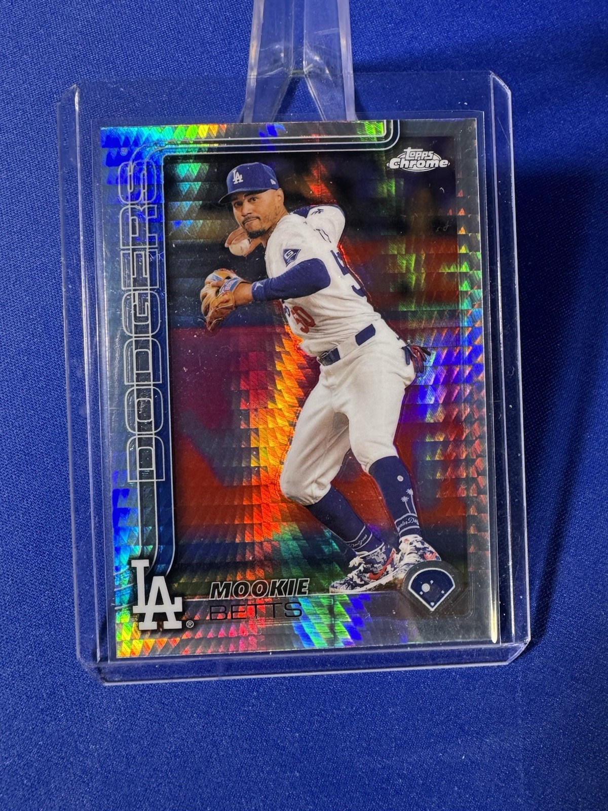 2025 Topps Chrome Mookie Betts #50 Prism Refractor