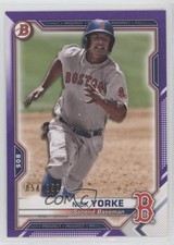 2021 Bowman Prospects Purple Border 54/250 Nick Yorke #BP-114 yf0