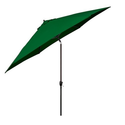 astella 11'rd tilting aluminum patio umbrella ASTELLA 11-FT ALUMINUM PUSH BUTTON TILT MARKET PATIO UMBRELLA -HUNTER GREEN
