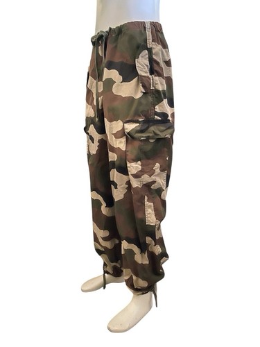 Pantalon cargo femme Good American Fatigue vert camouflage taille M 100% coton - Photo 3/9