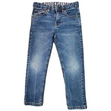 Nautica Jeans Kids Size 5 Slim Straight Blue Denim Stretch