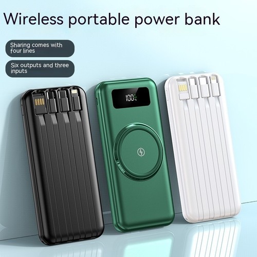 40000mAh Power Bank Backup 4 USB Fast Charge Wireless Portable External Battery - Photo 2 sur 8