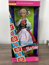 Mattel Barbie Dolls of The World Collection German Doll with Stand Vintage 1994