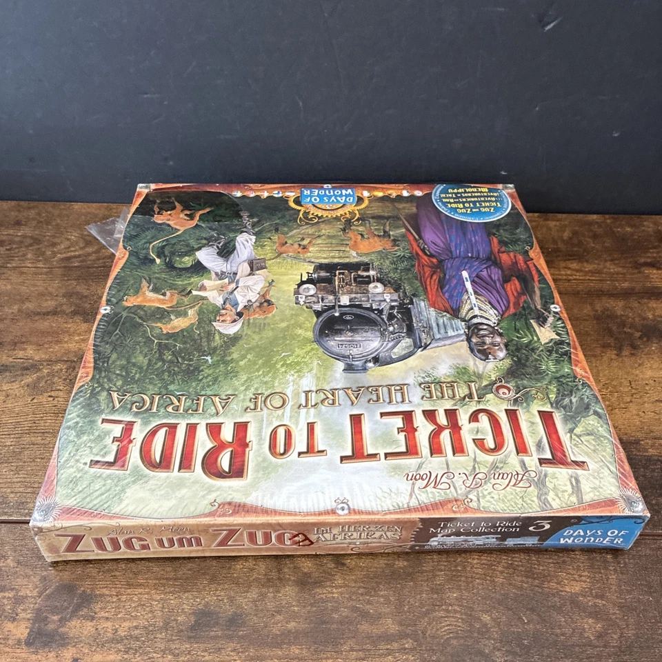 Ticket To Ride The Heart of Africa Map Collection 3 by Alan R Moon New Sealed - Image 4 of 4