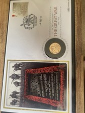 2014 Great War Centinery Full Gold Proof Sovereign