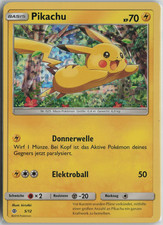 Pokemon TCG Pikachu 5/12 McDonalds Promo 2016 Holo tedesco ottimo