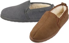 Halbschuh aus feinstes Merino Lammfell Herren Lammfellschuh Hausschuhe Halbschuh