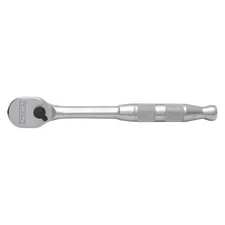 PROTO J5249HTC Hand Ratchet, 7 1/2 in, Chrome, 3/8 in 53GL83