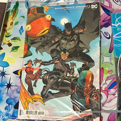 DC Comic Lot Batman Fortnite Zero Point + Rick and Morty Covers New