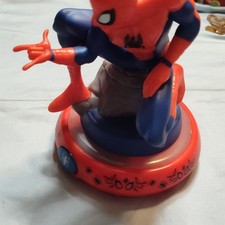 Spider-Man Kids LED Night Light Lamp, Free Standing, Red/Blue, White Light