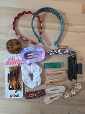 Mixed Lot Hair Accessories Scunci Goodys Unbranded Vtg  Contemporary